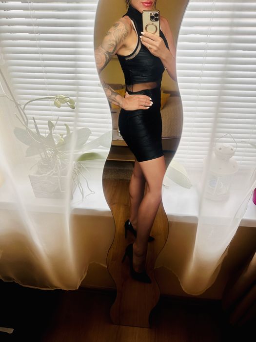 Sukienka z siateczką