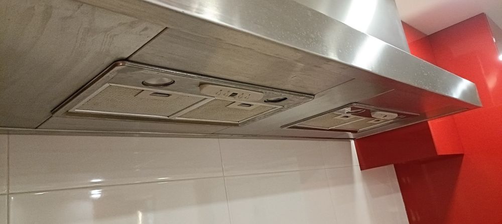 exaustor em inox duplo