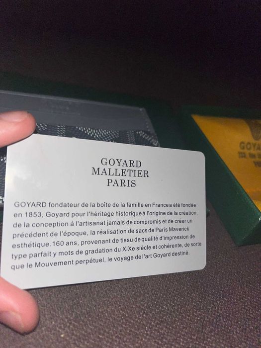 carteira goyard Saint-Sulpice – cinza