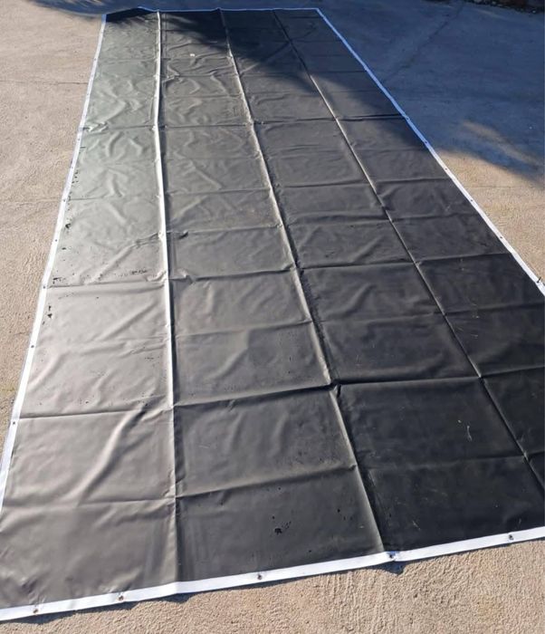 Lonas impermeaveis com ilhos, anti fogo 4x3-8x3 e 10x5m