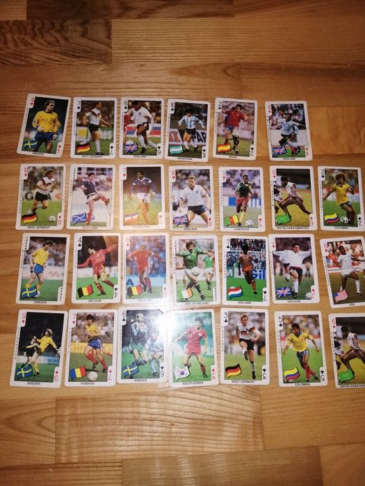 Football bubble gum karty piłkarze