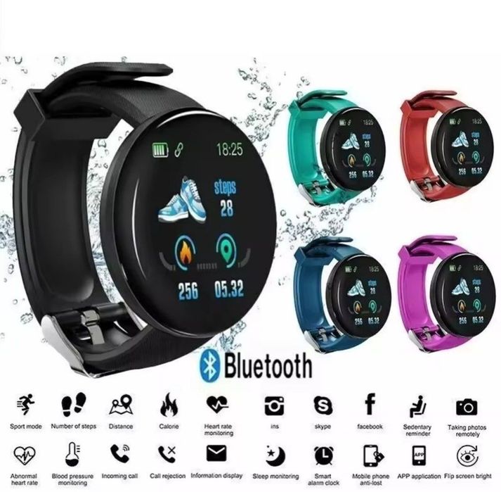 D18 fitness smart tracker