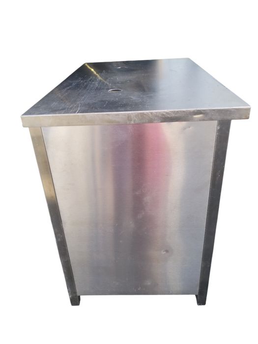 Bancada Inox com prateleiras