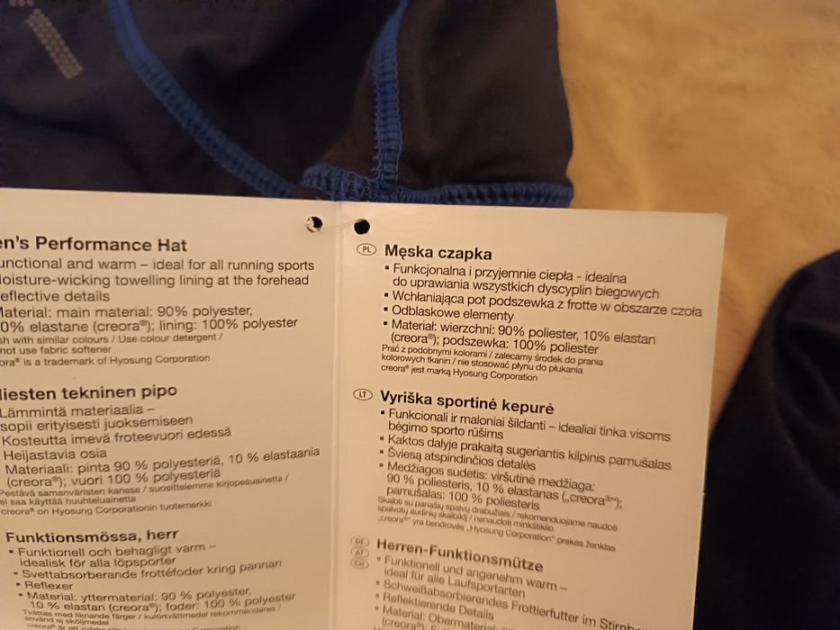 Zestaw męskich czapek funkcyjnych