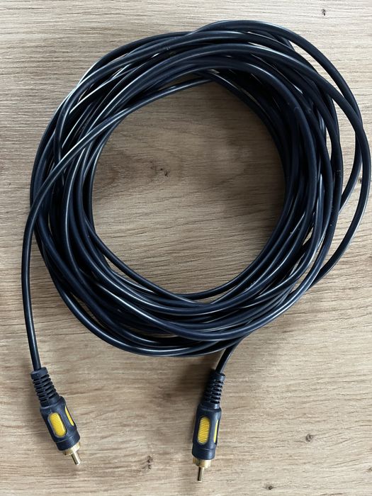 Kabel przewod audio 2x RCA do 2x RCA 8m CHINCH