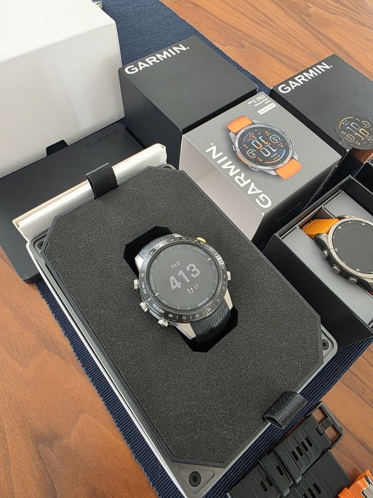 Garmin Fénix 8, 7X Pro e Marq Athlete Premium. Troca/retoma. Fatura, garantia