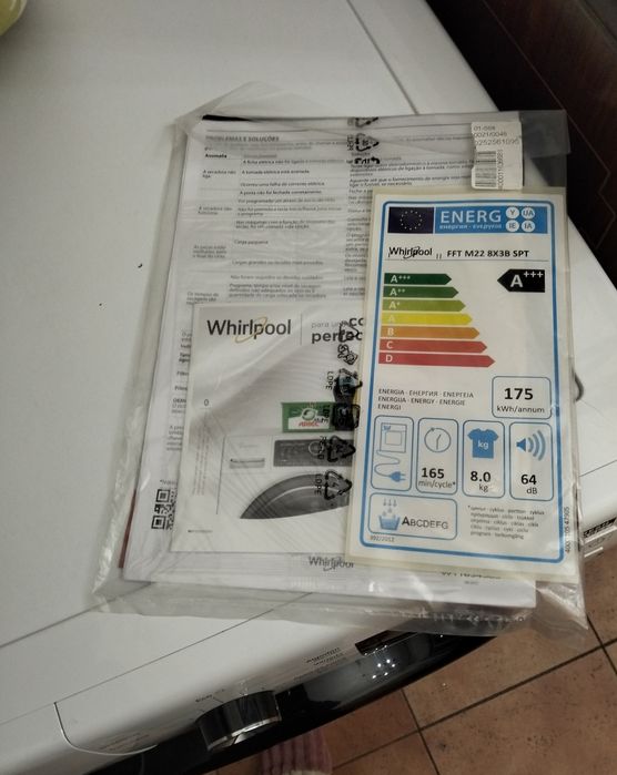 Máquina de secar de condensação Whirlpool