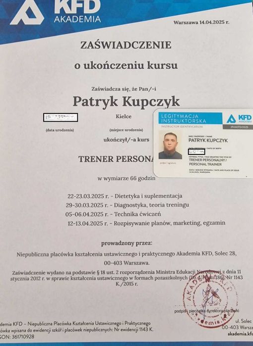 Trener Personalny Kielce i okolice :)