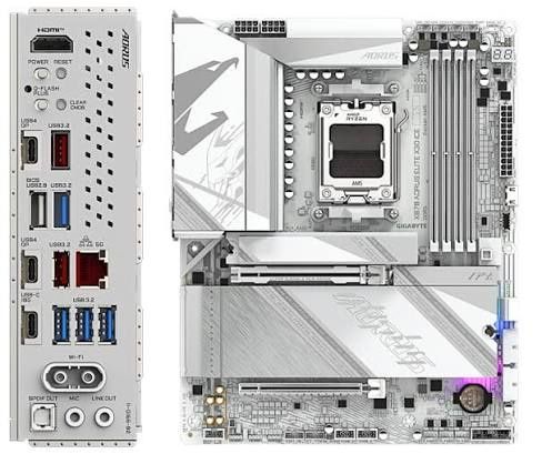 Placa Mãe x870 aorus elite x3d ice