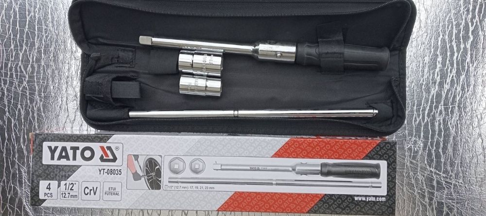 0грн доставка нп/Ключ балонний YATO хрестовий розбірний 17*19*21*23мм