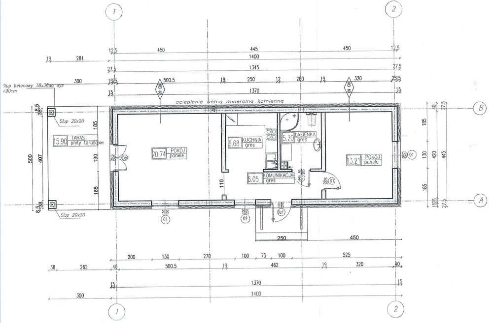 Dom w centrum Jaktorowa