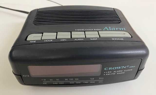 Rádio - Despertador Crown