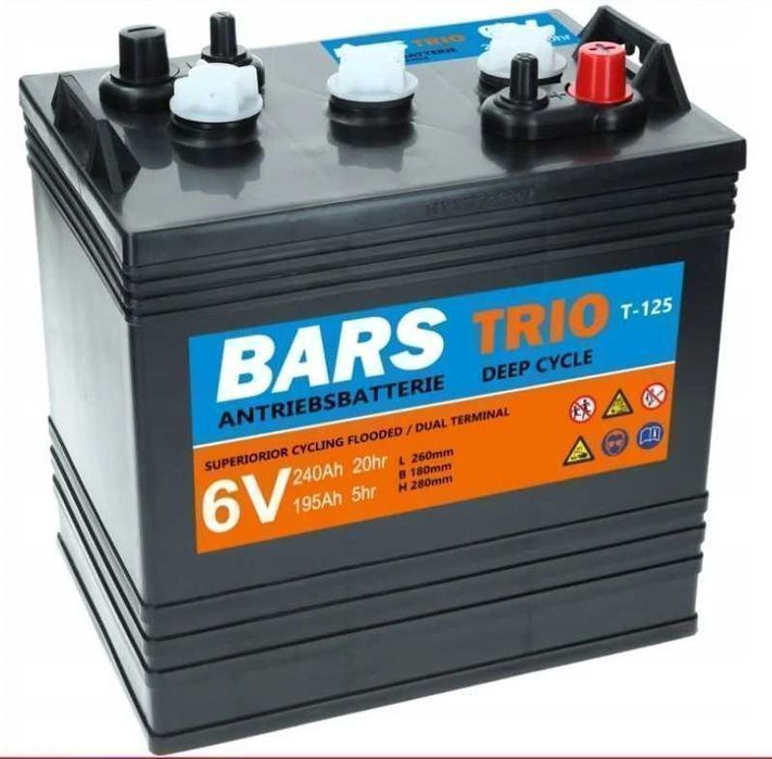Akumulator trakcyjny BARS T-125 typ Trojan melex jlg genie Wysyłk free