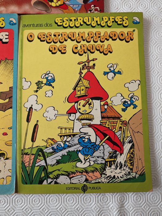 Livros de Banda Desenhada Smurfs (2), Astérix e Outros