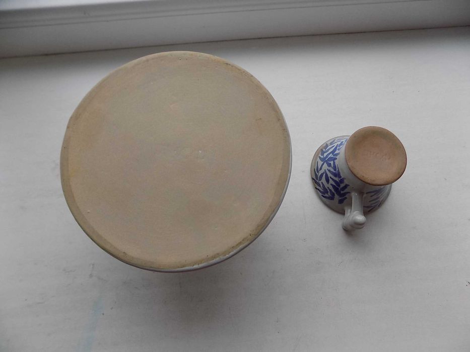 Кувшин и чашка ЛКСФ керамика СССР