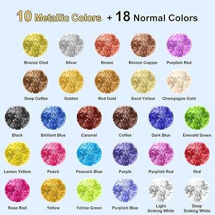 28 x 10 ml Zestaw atramentów alkoholowych Roizefar