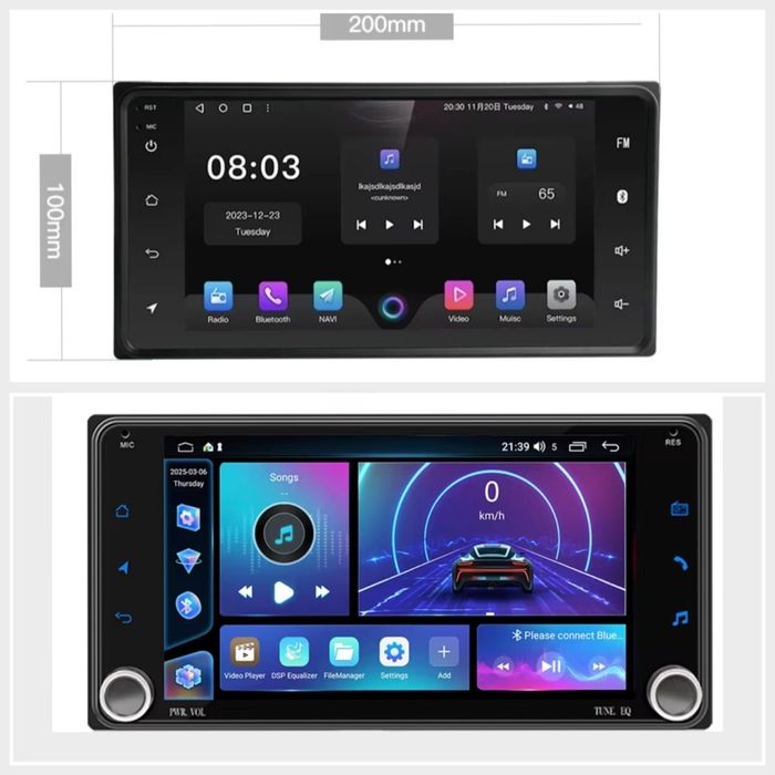 Toyota Corolla, Avensis, Camry, Rav4 Android магнітола 8/128 Carplay