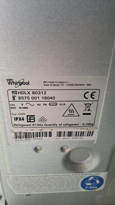 Maquina secar roupa bomba de calor Whirlpool