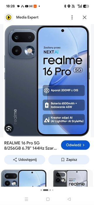 Realme 16 Pro stan idealny