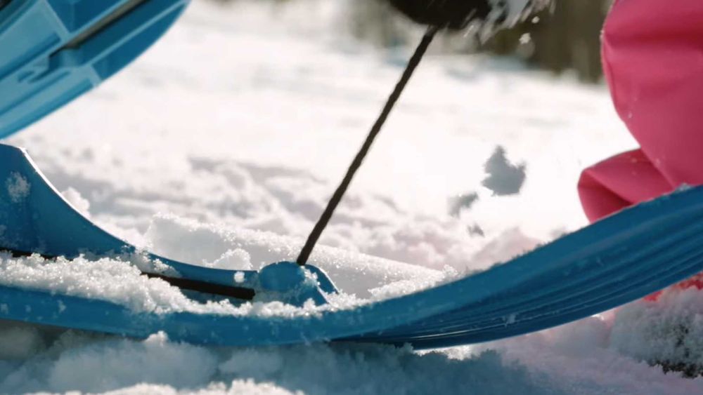 Nartosanki STIGA Snowracer PRO kierownica hamulec zwijacz sznurka pink