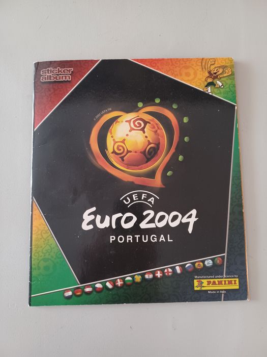 Caderneta Panini Euro 2004 completa