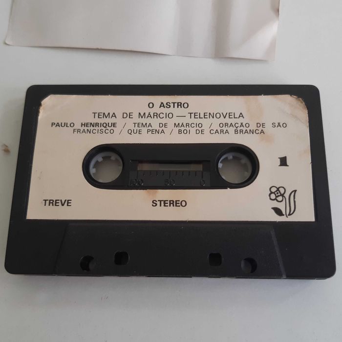 Cassete Áudio Original B.S.O. Telenovela O Astro - Tema de Márcio - Paulo Henrique