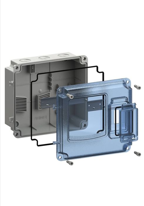 Корпус пластиковий під 1-ф лічильник 3 модуля 250х285х109 навісний