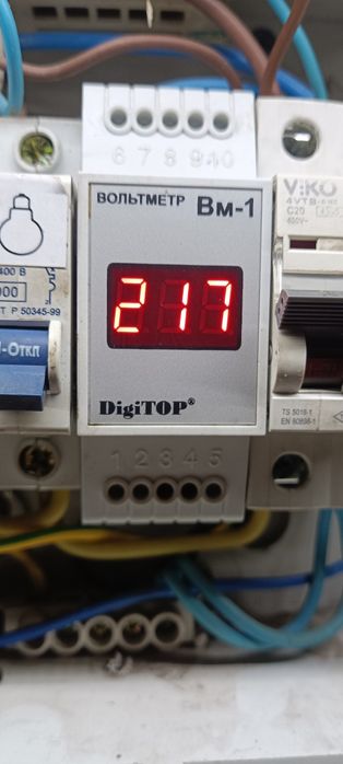 Вольтметр на дін-рейку Digitop Bm-1
