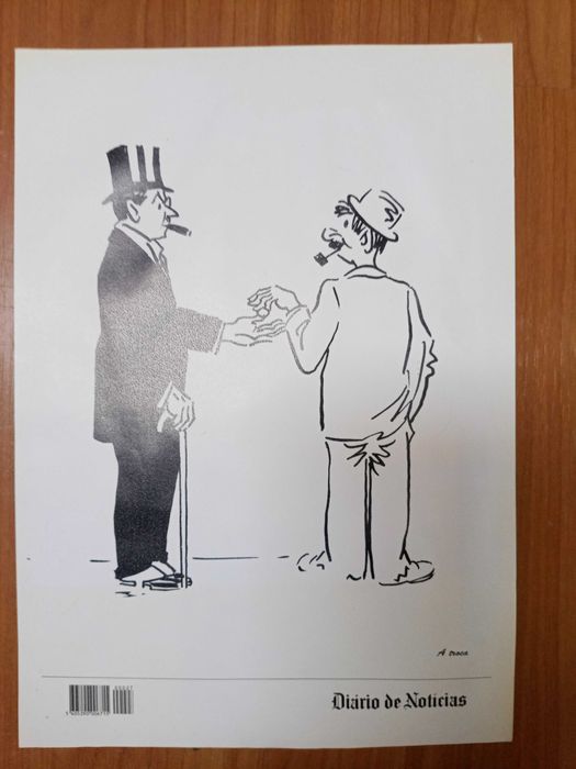 STUART INÉDITO DN 1990 fac-similes de desenhos de Stuart de Carvalhais