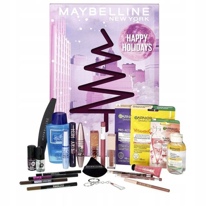kalendarz adwentowy z kosmetykami prezent maybelline 2025