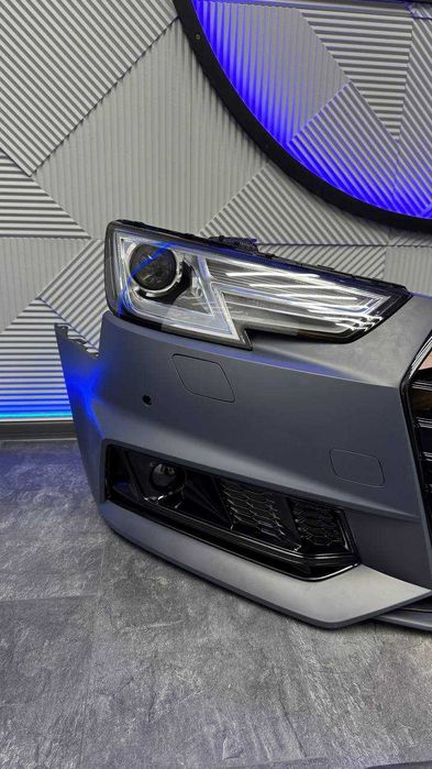 Бампер фара ауди а4 б9 audi a4 b9 2015-2019 р | в стилі S-line с лайн