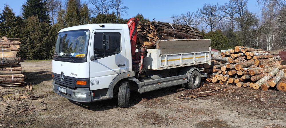 Drewno opałowe wałki metry kłoda Brzoza Olsza Grab Dąb Grube Dowóz !