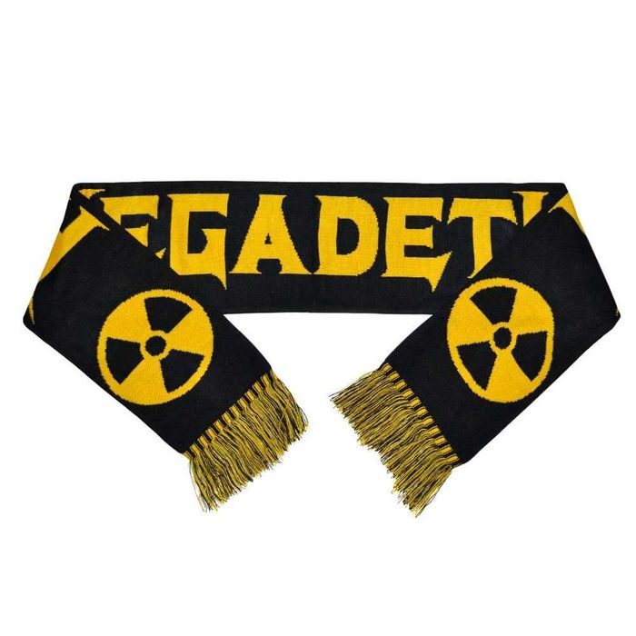 Czarny szalik Megadeth