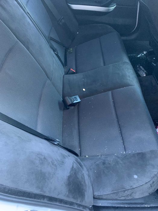 Bmw 3 e90 sedan kanapa tył komplet alkantara m pakiet zagłówki