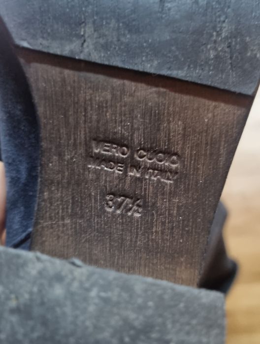 Італійські жіночі чоботи Vero Cuoio з натуральної замші