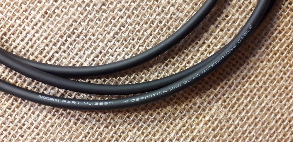 Kabel do słuchawek mini XLR jack AKG MOGAMI 120/150/180 cm