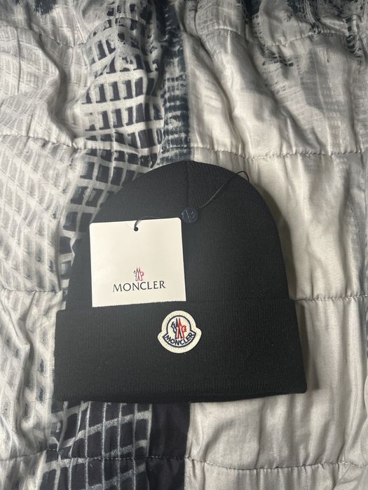 Gorro preto da Moncler