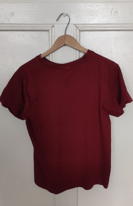 T-shirt męski czerwony rozmiar S używany