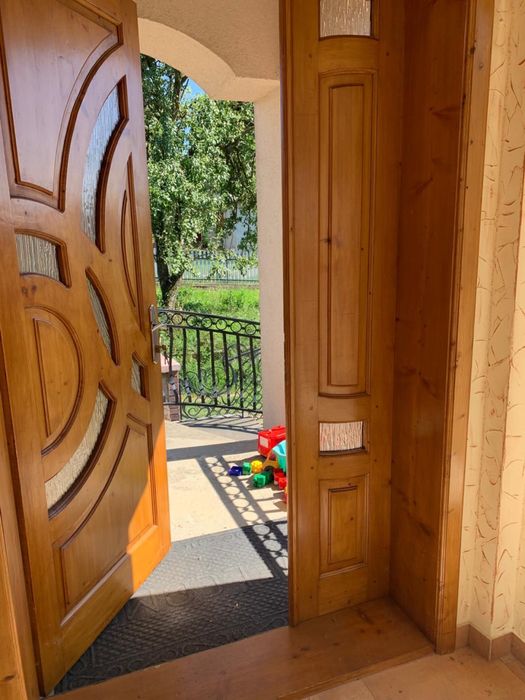 Двері вхідні деревʼяні