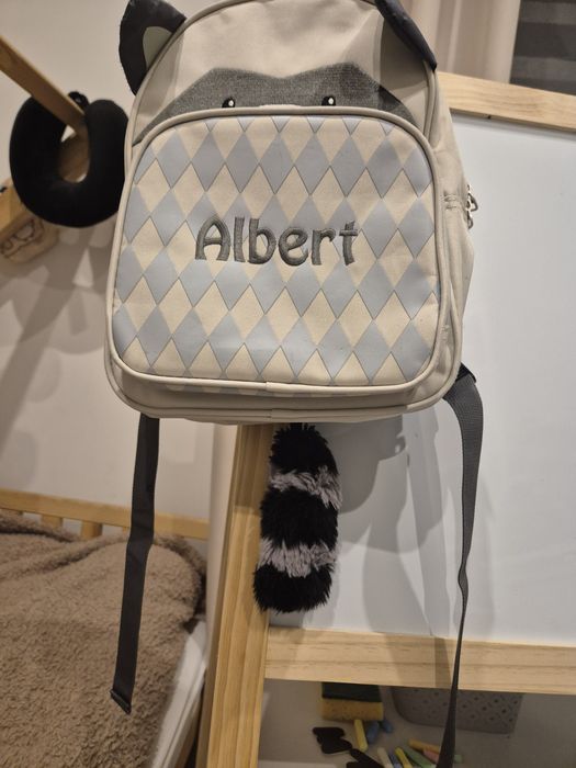 Plecak z imieniem Albert imię dla przedszkolaka