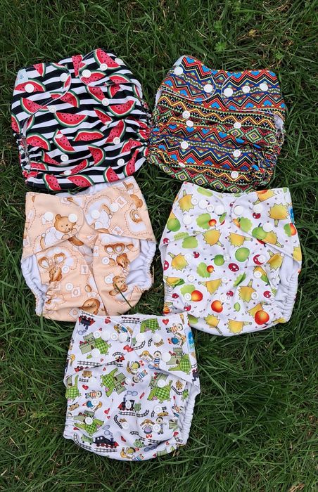 pieluchy wielorazowe ZESTAW ,AIO,formowanka, otulacz WIĘCEJ