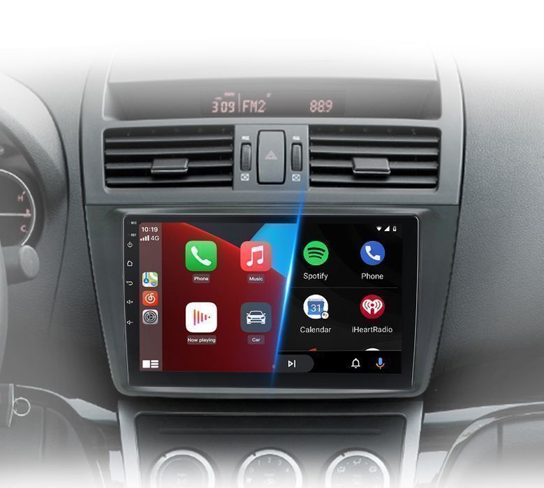 Mazda 6 GH 2007-2012 – Radio Android 15 9" CarPlay Android Auto 2GB/32GB GPS Nawigacja Stacja Multimedialna WiFi Bluetooth DSP PL