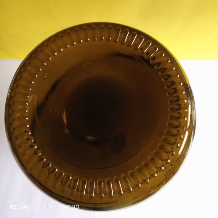 Garrafão vidro castanho