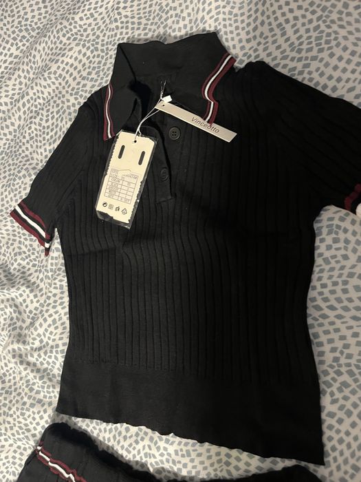 Conjunto espetacular polo mais saia