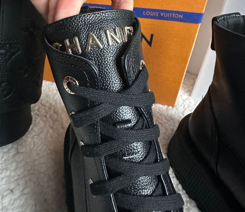 Buty botki Chanel numer seryjny 38