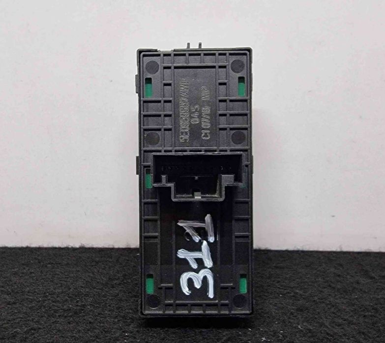Comando / Botão / Interruptor Vidros Frente Esquerdo 5E0959857AWH - SKODA FABIA III