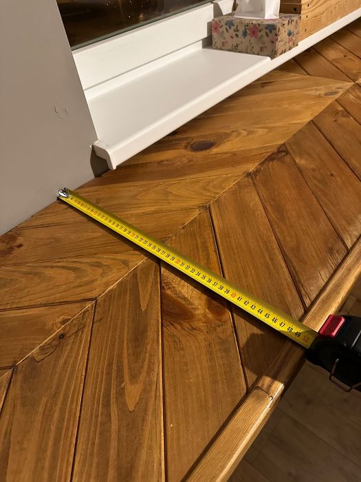 Blat sosnowy w jodełkę/biurko