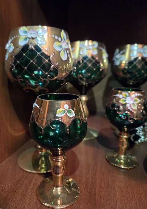 Посуд Богемія. Антикваріат