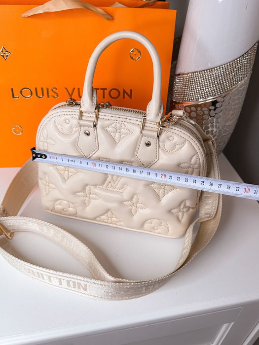 Torebka LV Louis Vuitton beżowa markowa miękka