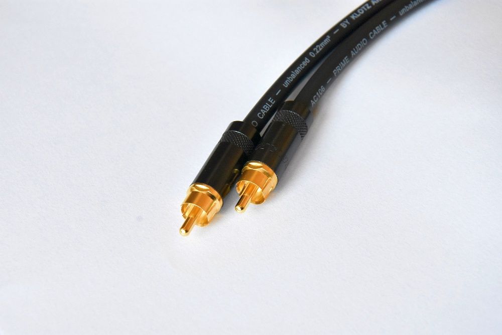 Interkonekt RCA KLOTZ AC106 NEUTRIK 30/50/75/100 cm wzmacniacz